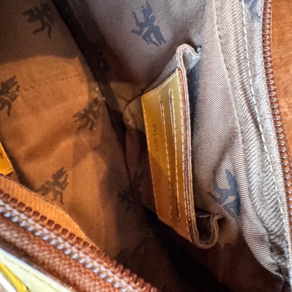 Piero Guidi Magic Circus Shoulder Bag Multicolor Leather Double Chain Strap - Picture 10 of 14